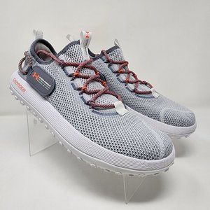 Under Armour Hiking Shoes Mens 10 Grey Charged Fat Tire Low Grey Running Sneaker